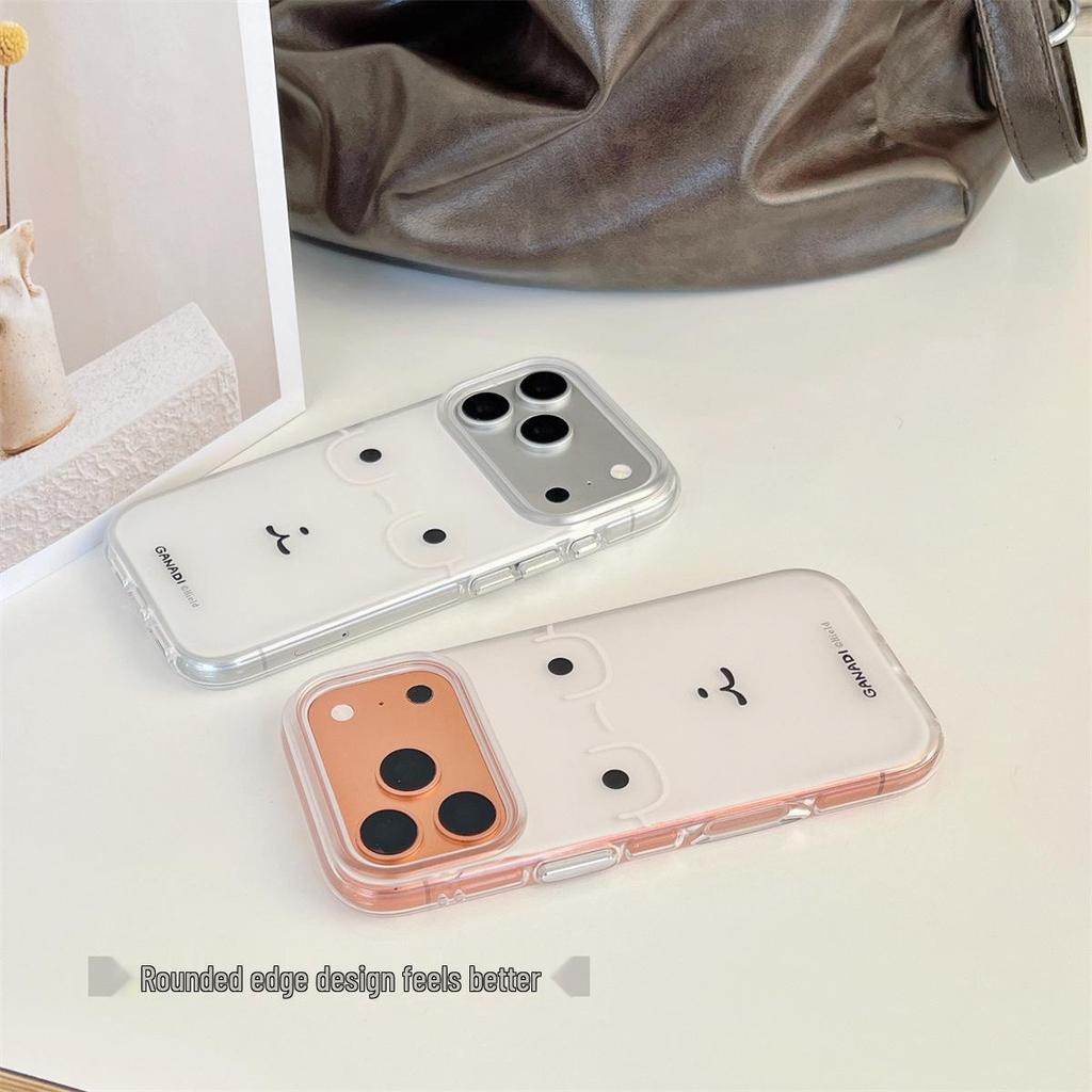 Двухслойный мультяшный чехол с щенком для iPhone 14/13 Pro Max - Ударопрочный, Полное покрытие