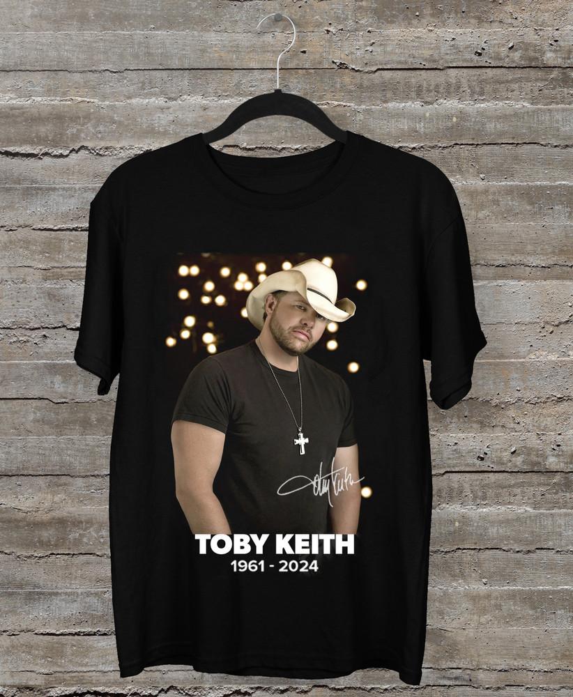 Rare Collection Toby Keith 1961-2024 Black All Size Gift For Fans Shirt Unisex T-Shirt