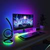 USB Plug Advanced Desk Lamp, Three-tone Light/changeable Color Adjustment of Two Modes, Bedroom Office Gaming Room