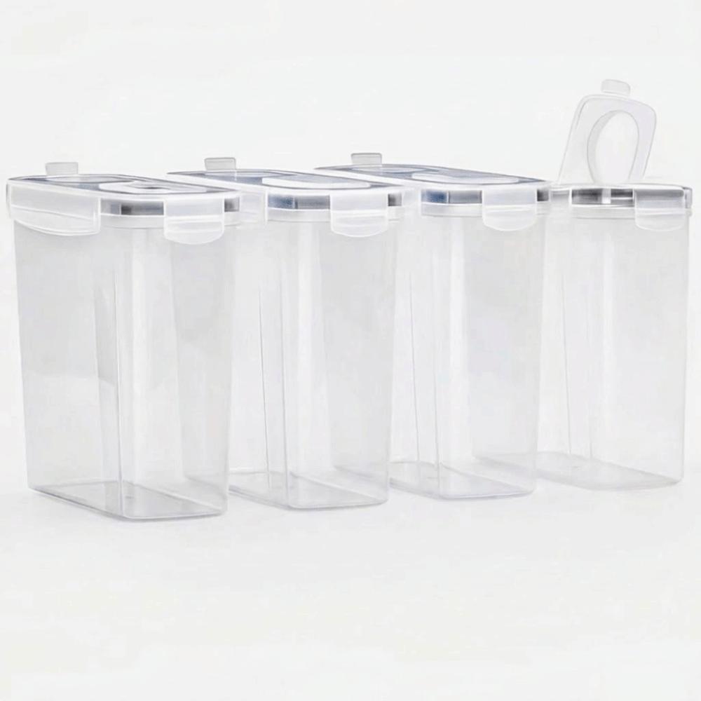 4Pcs Airtight 3D Printing Filament Container Dustproof Filament Storage Organizer Sealing
