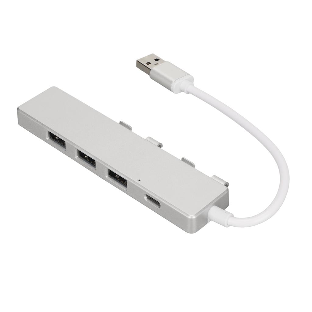 USB Hub High Speed 1xUSB3.0 Port 3xUSB2.0 Ports 1xUSB C Power Port USB3.0 4 Ports Hub USB Hub Multiport Adapter