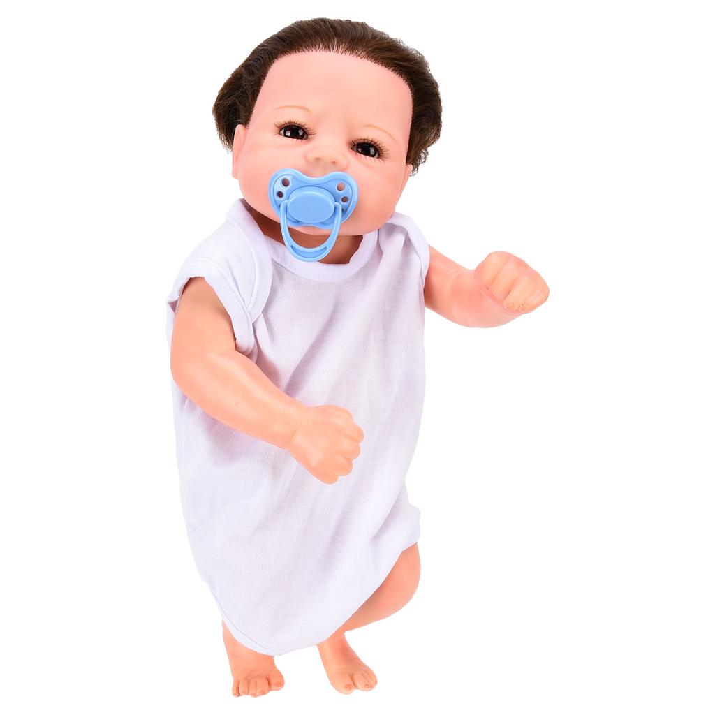 18 Inches Realistic Newborn Baby Boys Dolls Lifelike Full Vinly Body Washable Baby Doll with