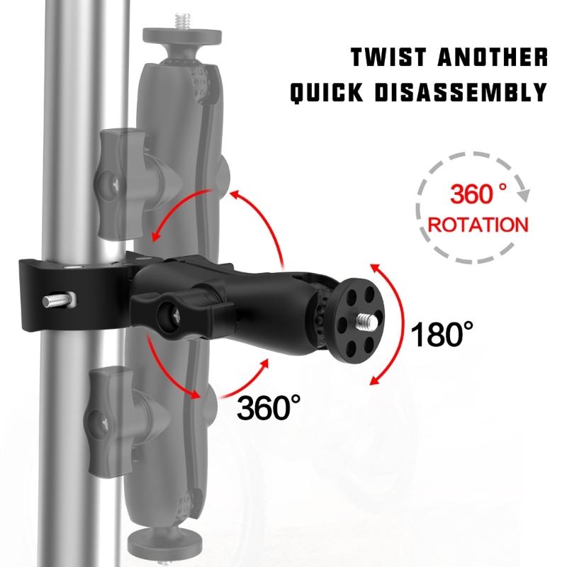 Надежное крепление для экшн-камер Крепление-зажим Улучшает впечатления от съемки Простое в использовании решение для записи