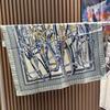High-end 91 square scarves 111 silk scarves, femininity versatile pony decorative scarves, gift-giving gifts