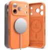 Etui Ringke Silicone Magnetic MagSafe na iPhone 17 Pro Max - pomarańczowe
