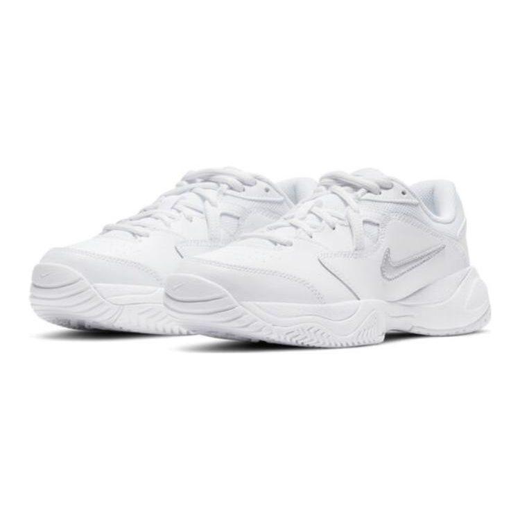 Nike Кроссовки для тренировок Court Lite 2, износостойкие, низкие, детские, белые CD0440-105