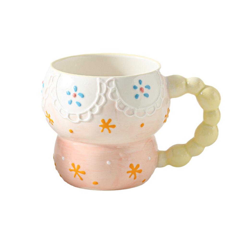 Милая керамическая чашка для завтрака, форма тыквы, кофейная кружка, оригинальная чашка для воды, праздничный подарок