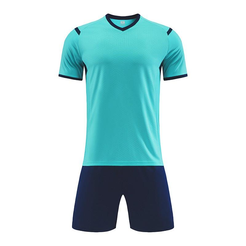 Kids Adult Striped Soccer Jersey Set School Sports Games Training