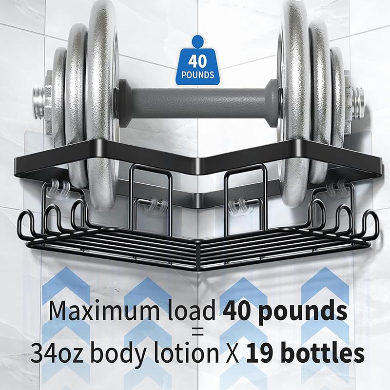 Клейкий уголок для душа, органайзер, полки, не требующие сверления, нержавеющая сталь, держатель для зубной пасты для ванной комнаты