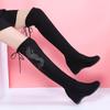 Stretch Over-the-knee Boots Women's Wedge Heel Boots High Heel High Boots