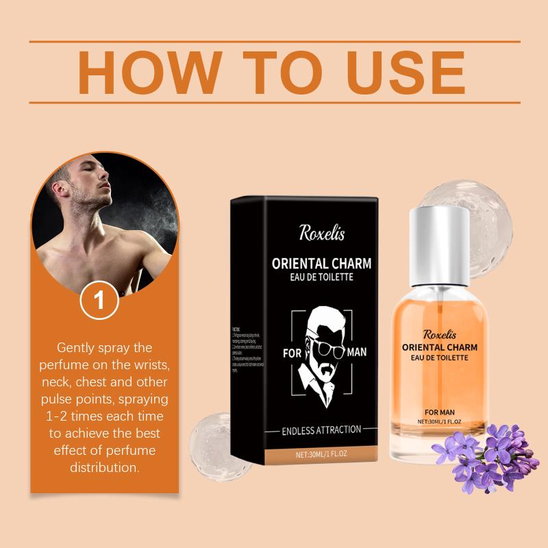 Roxelis Oriental Charm Eau De Toilette Fresh Charm Eau De Toilette Mild Fragrance Natural Release Men'S Charm Perfume