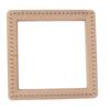 Mini Square Knitting Tool with Hooks Wooden Crochet Board for Weaving Mat Hairband Blanket Sock