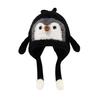 Kids Hat Penguin Design Ear Protection Knit Hat Autumn Winter Lightweight Warm Hat Outdoor Travel Accessory