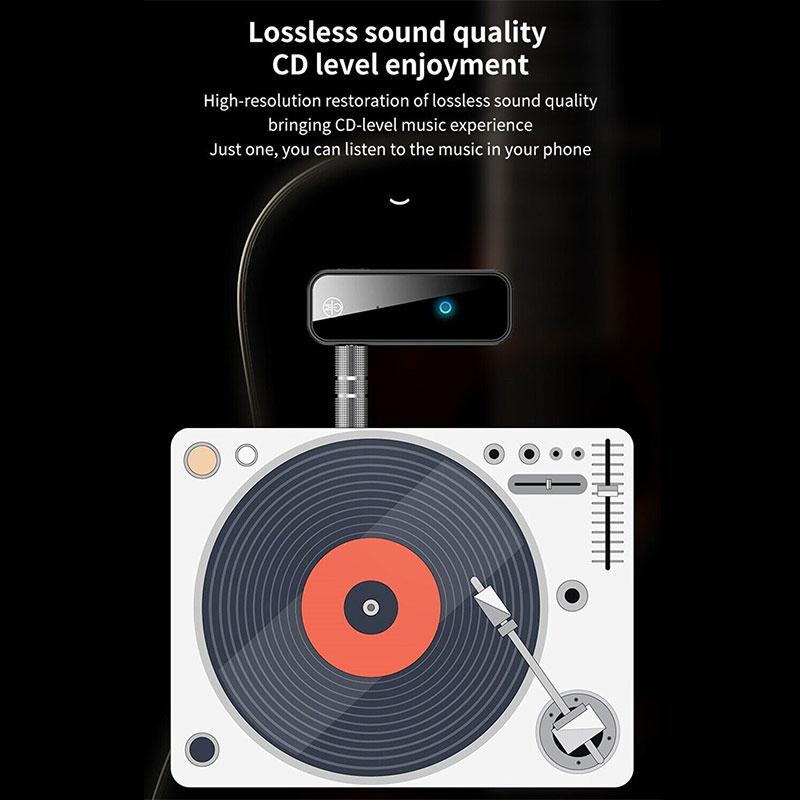 Bluetooth 5.0 аудио приемник передатчик Hansfree звонок 3.5 мм Aux разъем USB Dongle стерео музыкальный беспроводной адаптер для ТВ ПК автомобильный комплект