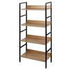 Storage Shelf - AKTIVE - Max Home - 4 Shelves - Steel and Wood - 60 X 28 X 126 Cm