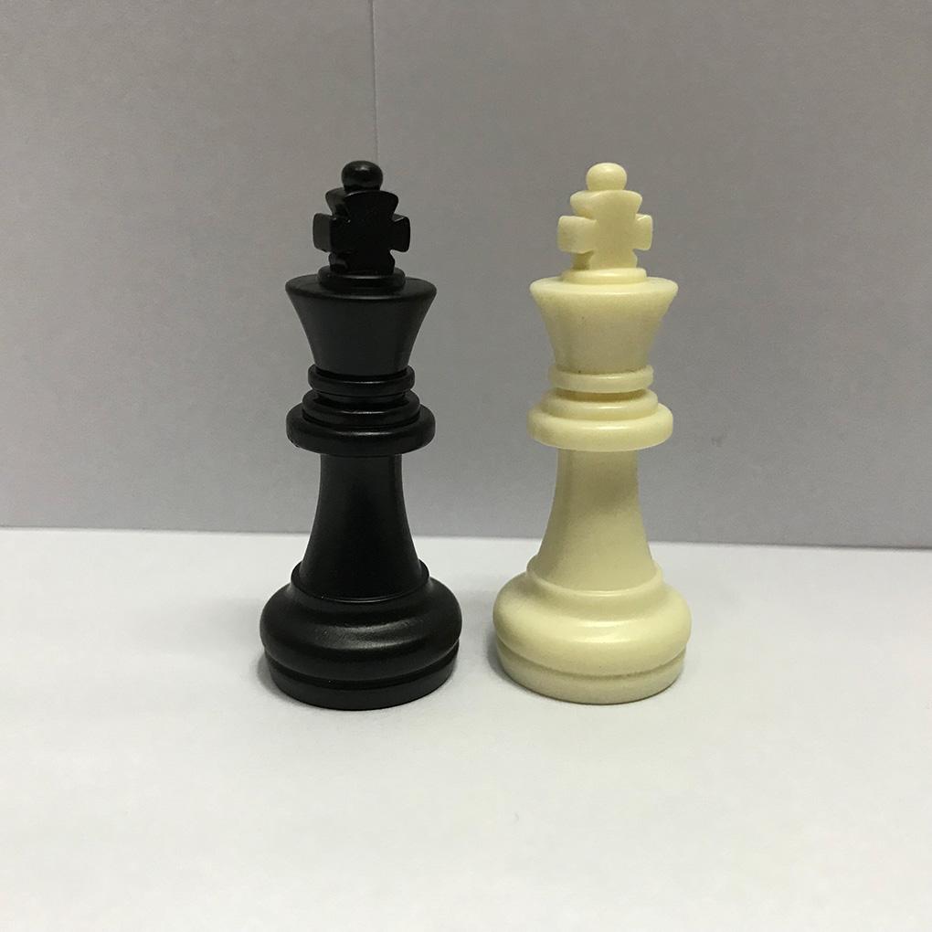 Набор из 32 средневековых пластиковых шахматных фигур, высота короля 49 мм, стандартные шахматные фигуры для игры в шахматы для международных соревнований, Прямая поставка