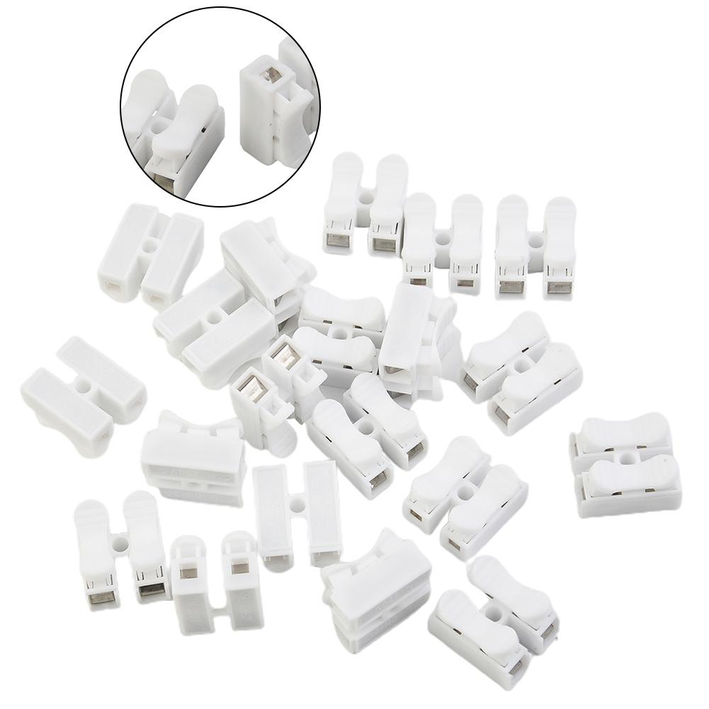 CH2 Spring Connector 20Pcs Block Cable Clamp Light