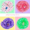 9-Piece Translucent Crystal Clay Slime Set - Ultra Soft, Glossy, and Crunchy Slime
