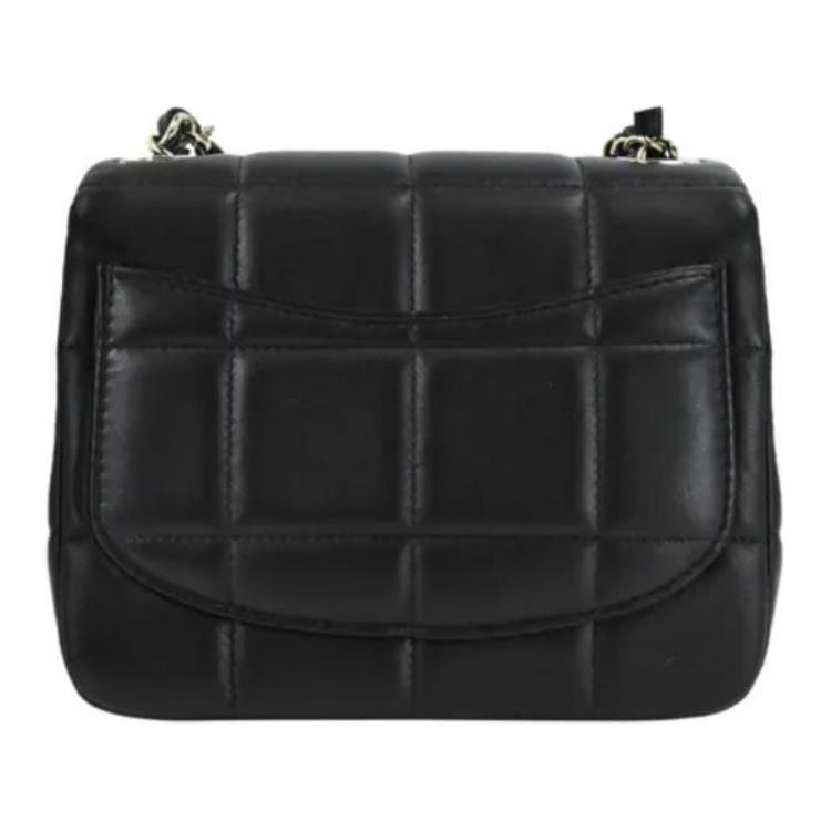 CHANEL 23C Early Spring Lambskin Flap Bag, Crossbody Bag, Shoulder Bag Mini Women's Black AS3744-B10064-94305