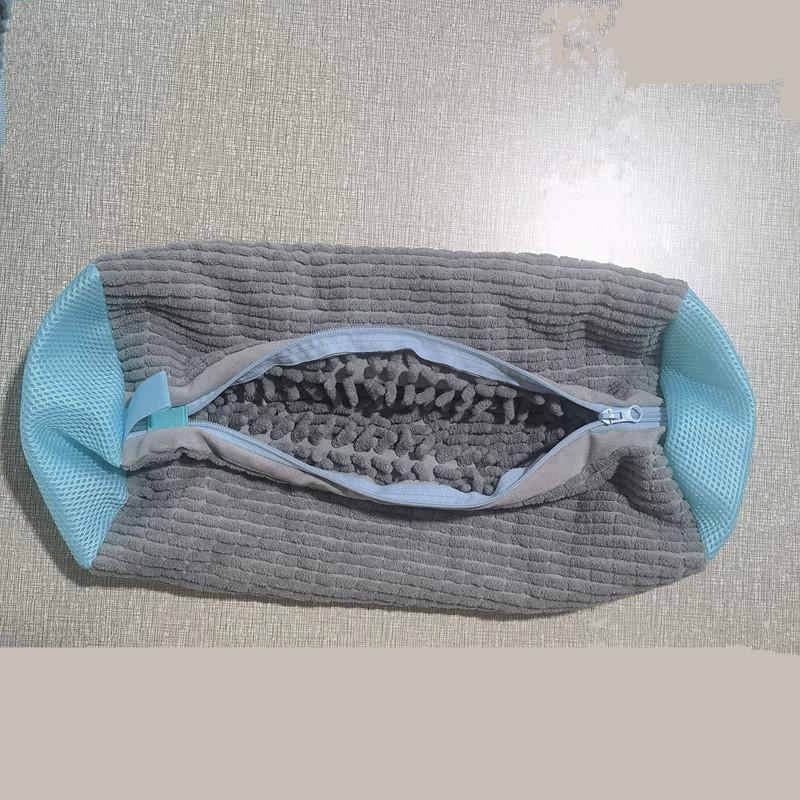 Сетка для стирки обуви с мягкой подкладкой, протектор для обуви, пушистые волокна, полиэстер, машинка для стирки обуви, мешок для стирки, сушильные мешки