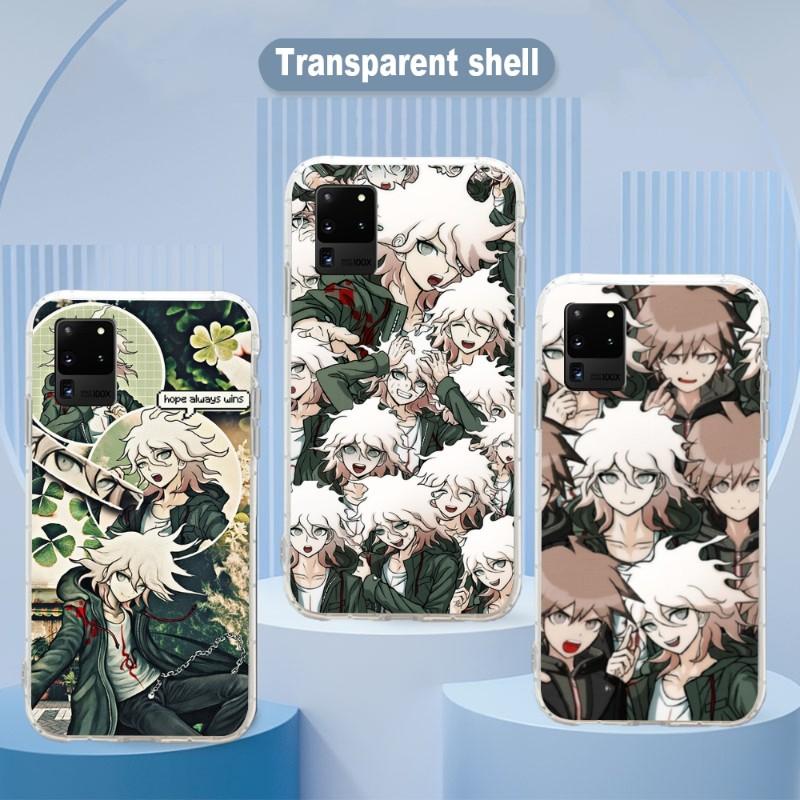 Чехол для телефона Makoto Nagito Komaeda для Samsung Galaxy S10 S21 S22 Plus Ultra A91 A51 A21S A12 Прозрачный чехол для телефона