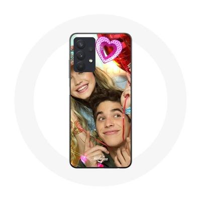 Coque Maniacase Pour Pour Samsung Galaxy A32 5G Poursuis Tes Rêves Mía Cáceres Et Álvaro Paz Go! Live Your Way