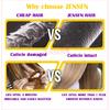 JENSFN Mini Tape In Hair Extensions 100% Natural Human Hair Remy Quality Straight Seamless PU Tape Ins Brown blonde For Salon