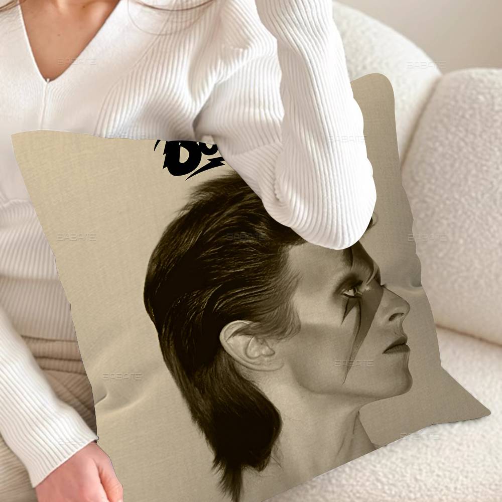 Singer D-David_B-Bowie Personalized Pillow Dust Cover Bedroom Kids Party Decoration Pillowcase Birthday Children Gift