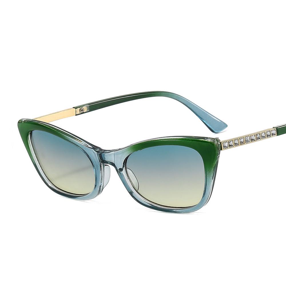 Ready to Ship Cheap Sun Glasses Colorful UV400 Lenses Shades Cat Eye Trendy Fashion Women Sunglasses 2024
