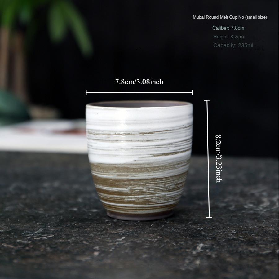 350 мл расписанная вручную большая емкость керамическая ретро креативная мастерская чашка для смены печи чашка для чая чашка для кофе чашка для пшеничного чая