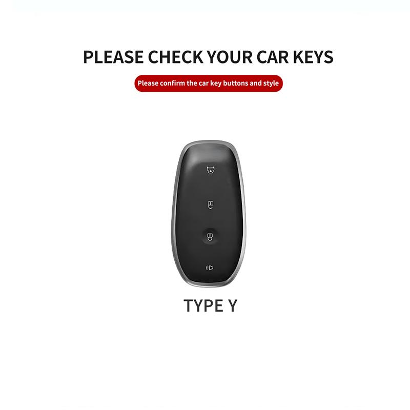 Original Color Car Key Case Cover For Buick Excelle L7 2025 Anti-Scratch Durable Car Key Protection Shell Decorative Accessories