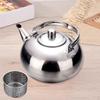 Coffee Kettle Teapot Easy To Gifts Stainless Steel with Handle Tea Jug Cookware for Camping Office