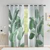 Summer Tropical Leaf Shade Curtains Deluxe Living Room Bedroom Home Decoration Palm Leaf Banana Leaf Curtains