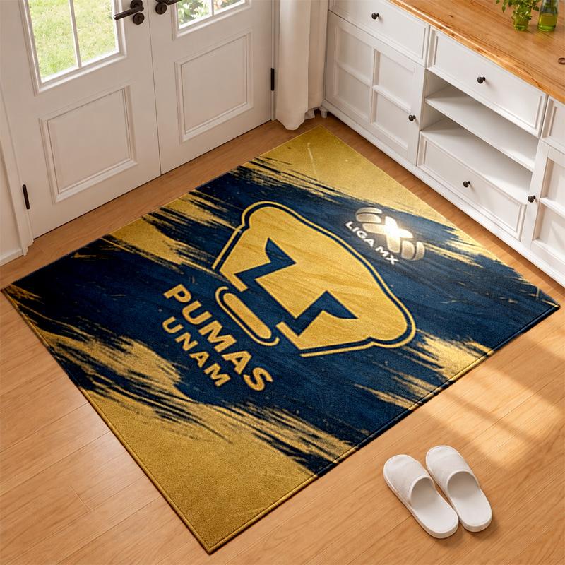 Club universidad nacional pumas Carpet Door Mat for Living Room or Bedroom Protective Mat Under Chair Office Decoration Christmas Gift Birthday Presen