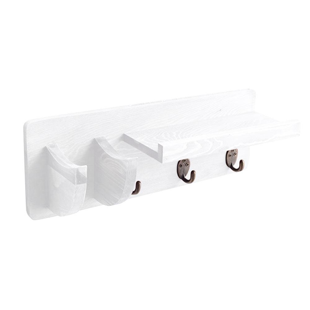 Держатель для гитары Настенный кронштейн Деревянная подвесная стойка Компактная вешалка с медиатором и 3 крючками для