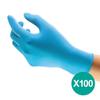 Gants Jetables - Ansell - TouchNTuff 92-670 - Nitrile - Taille M - Protection Alimentaire - Bleu