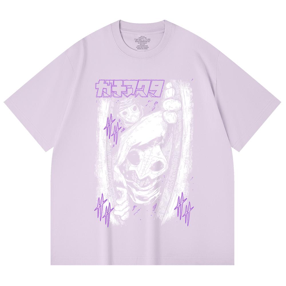 230 Gsm 100% Cotton Gachiakuta V9 Print Unisex Heavy Cotton T Shirt