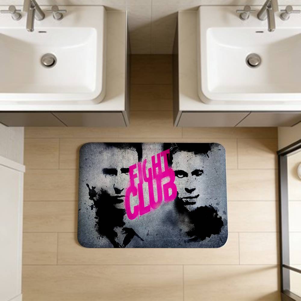 Comedy Drama Fight Club Entrance Door Mat Nordic Style Bedroom Living Room Doormat Home Balcony Anti-Slip Modern Home Decor