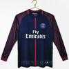 Mens Long Sleeve Retro Football Jersey Vintage Team Sportswear Soccer Fans