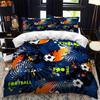 Football Bedding Set Printing Pillowcase Quilt Cover Soccer Duvet Covers Home Textiles Queen King Size Sport Theme Quilt Cover