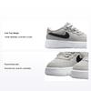 Force 1 Low EasyOn LV8 1 TD Light Iron Ore Black Baby Кроссовки Серо-Белые FZ1011-001