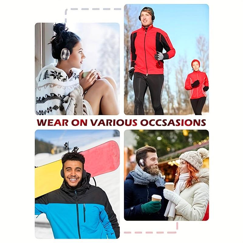 1 пара Плюшевые Легкие и Удобные Теплые Раздельные Наушники Независимые Одинарные Уши Зима Легко Носить Ветрозащитные Минималистичные