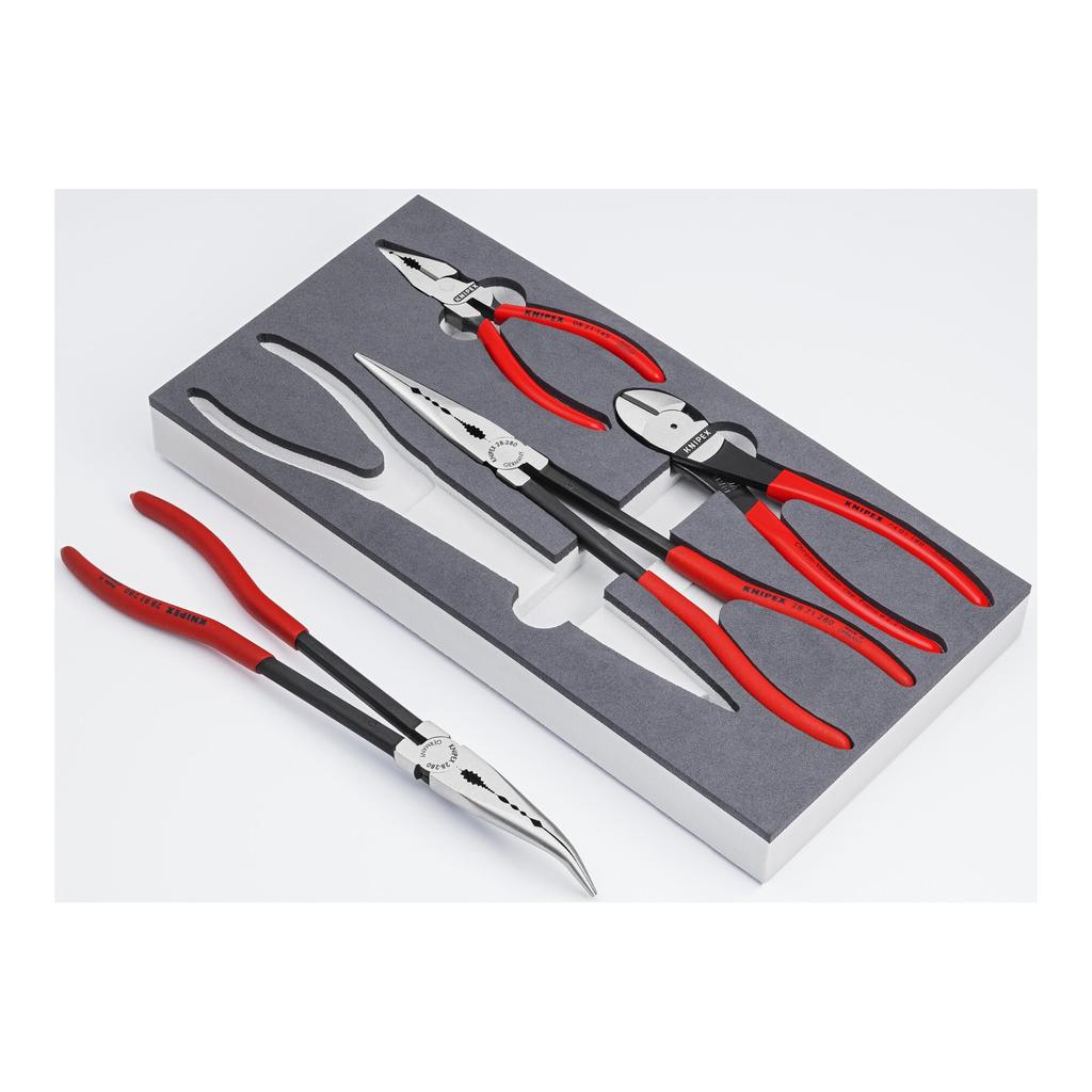 KNIPEX Pliers Set with Urethane Tray 002001V16