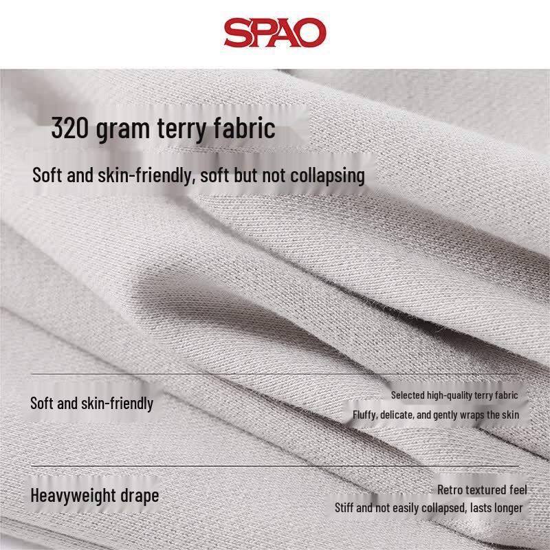 Мужские корейские прямые спортивные штаны SPAO с медведем