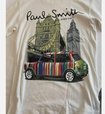 Paul Smith London Белая футболка Полный размер S-4XL