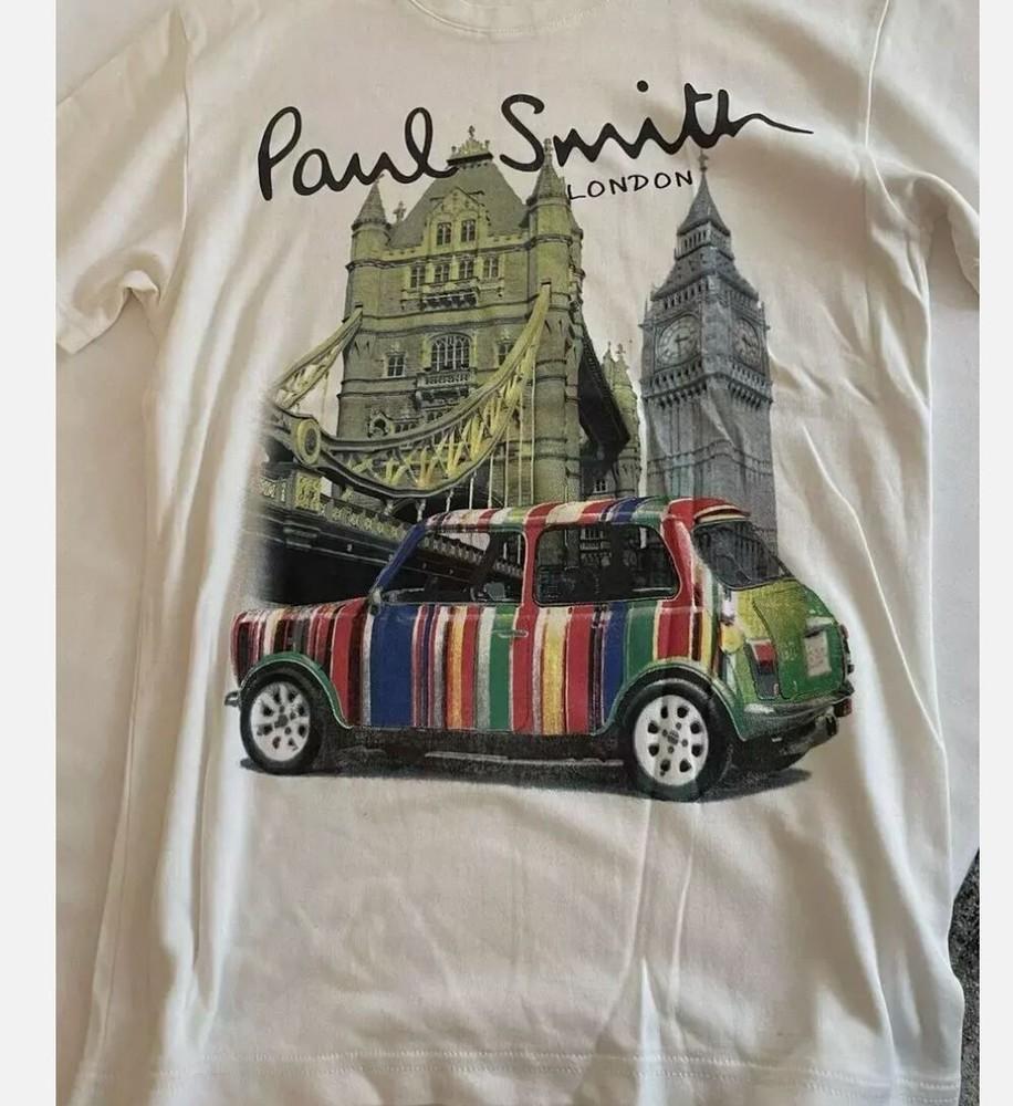 Paul Smith London Белая футболка Полный размер S-4XL