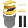 1pc Intelligent Pitfall Mouse Catcher Trap Bucket Flipping Sliding Bucket Lid Automatic Reset After Catching Mice