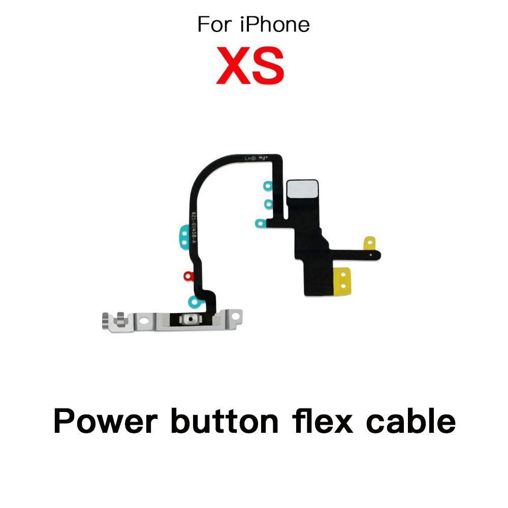 Проблема с микрофоном Решение Для iPhone X XR XS Max Динамик уха Зарядная док-станция Шлейф кнопки питания Замена