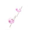 Les Trésors De Lily [I9837] - Silver Pink 'Crystal' Silver Earrings (rhodium-plated) - 7 Mm