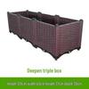 Extra Large Yellow-Edged Rooftop & Balcony Vegetable Planter Box